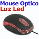 mouse optico usb con luz - scroll precision ergonomico
